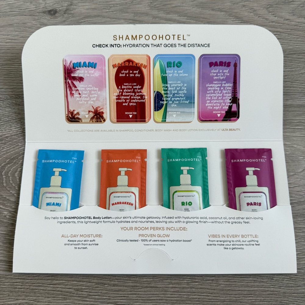 🆕 ShampooHotel Lotion Travel Set